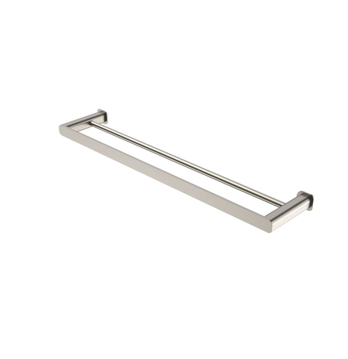 Oskar 600mm Double Towel Rail Brushed Nickel - AC4112BN