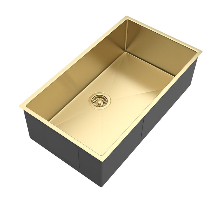Axon 770mm Kitchen Sink Brushed Gold - M-CBS-810-77BG