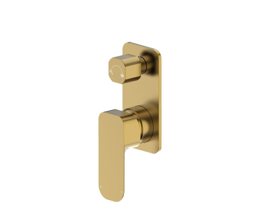 Oskar Shower Mixer With Diverter Argent Gold - TP-ODSMAG