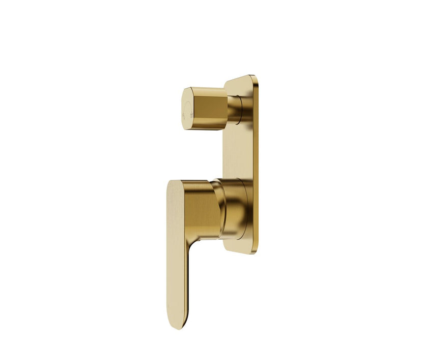Oskar Shower Mixer With Diverter Argent Gold - TP-ODSMAG