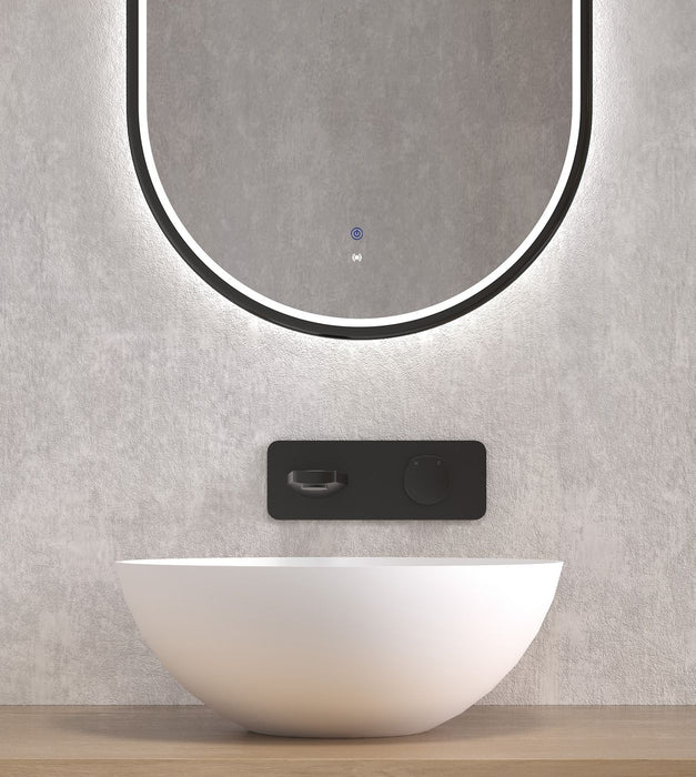 London Solid Surface Matte White Basin NF - SSB4040