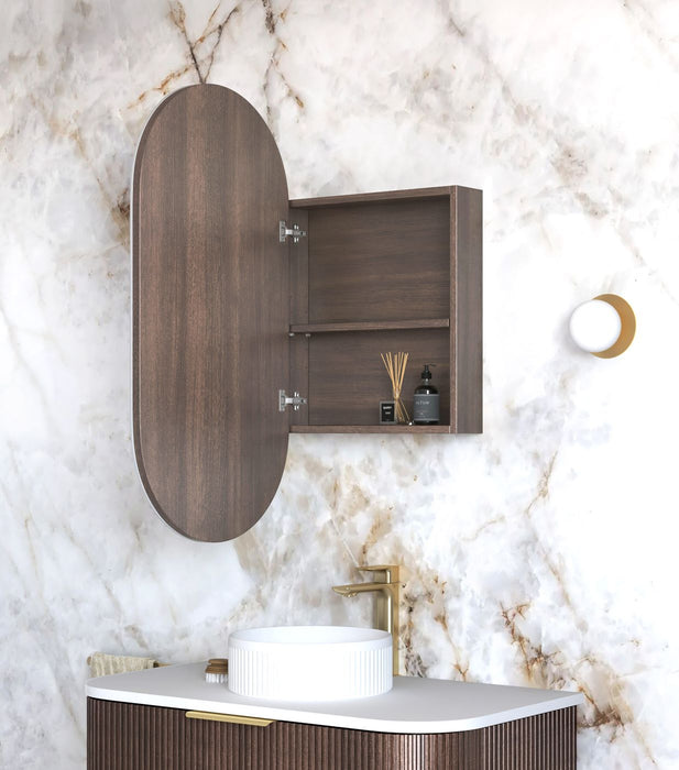 Noosa 900x450 Shaving Cabinet Sable Walnut - SOV9045SW