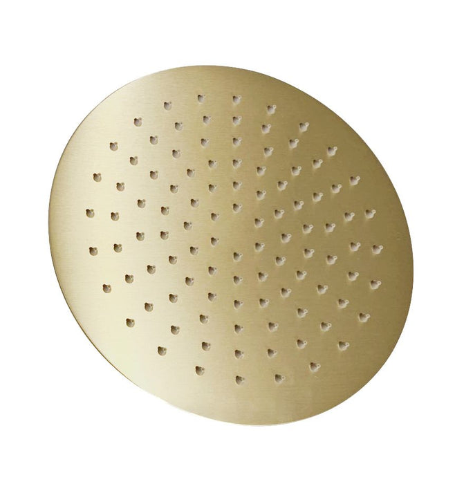 Vetto 250mm Round Shower Head Argent Gold - PSSH10AG