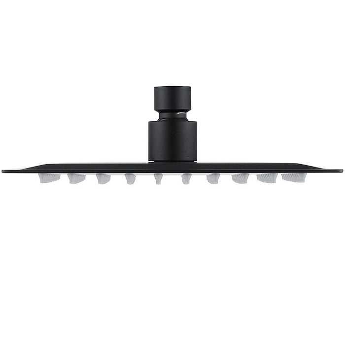 Vetto 250mm Round Shower Head Matte Black - PSSH10B