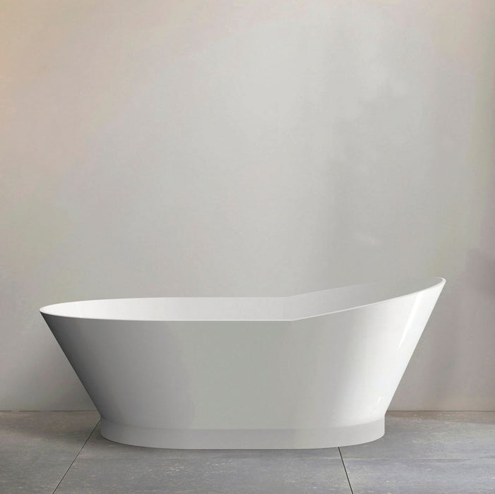 Attica Acrylic Freestanding Bath Gloss White - ALBT-1700