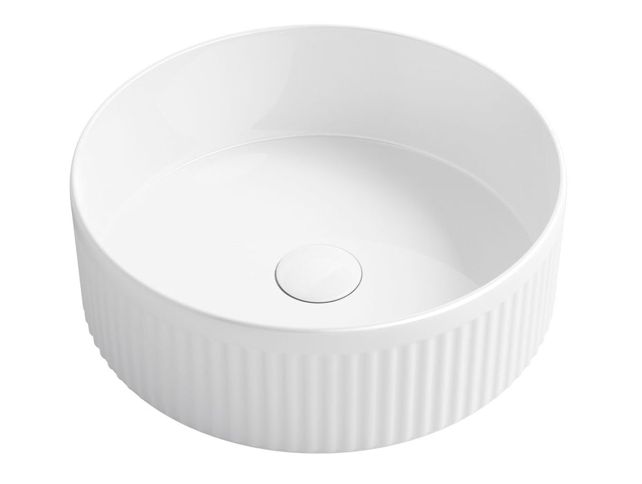 Oxford Round Above Counter Basin Gloss White - OT3950