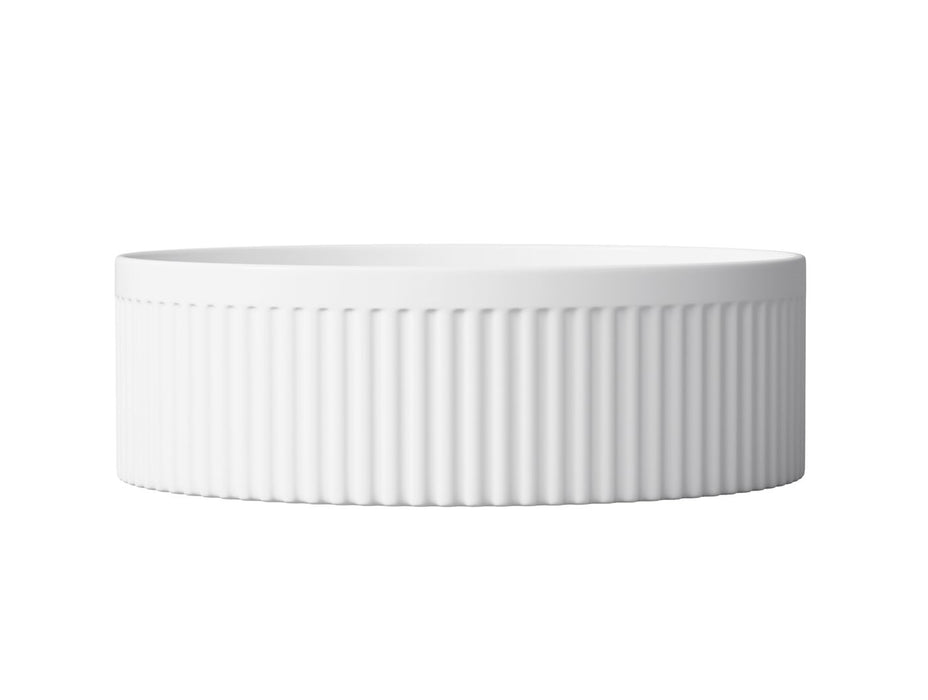 Oxford Round Above Counter Basin Gloss White - OT3950