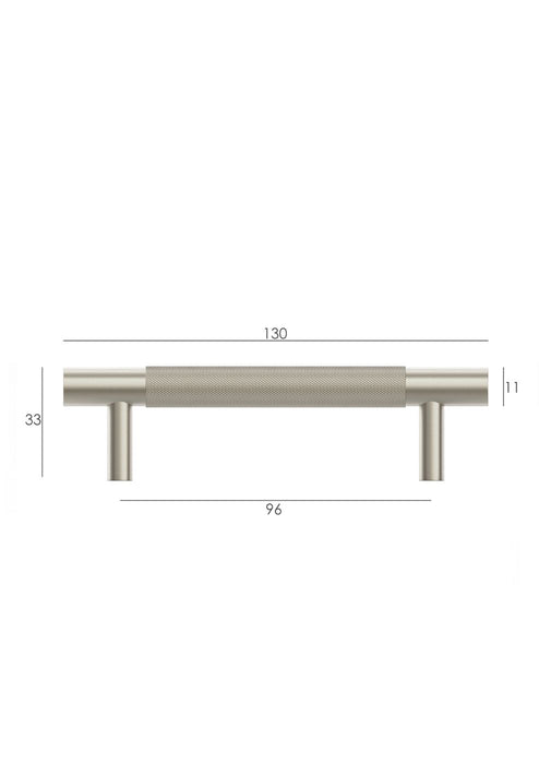 Nord 130mm Handle Brushed Nickel - NOHDL96-BN