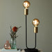 Buy Table Lamps Australia Josefine 2 Light Table Lamp Matt Black & Brass - 48955003