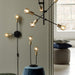 Buy Table Lamps Australia Josefine 2 Light Table Lamp Matt Black & Brass - 48955003