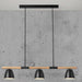 Buy Island Pendant Lights Australia Theo 3 Light Island Pendant Black - 2112603003