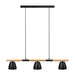 Buy Island Pendant Lights Australia Theo 3 Light Island Pendant Black - 2112603003