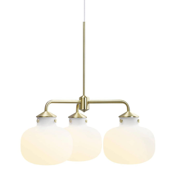 Buy Island Pendant Lights Australia Raito 3 Light Island Pendant Opal White - 48053001