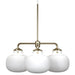 Buy Island Pendant Lights Australia Raito 3 Light Island Pendant Opal White - 48053001