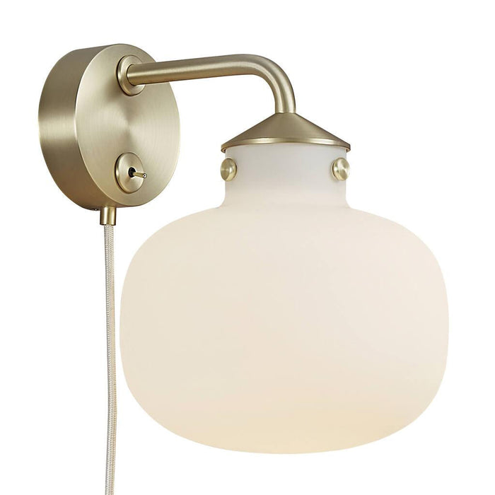 Buy Wall Sconce Australia Raito 1 Light Wall Light Opal White - 48091001