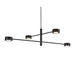 Buy LED Pendants Australia Clyde 4 Light LED Pendant Black - 2010803003