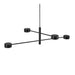 Buy LED Pendants Australia Clyde 4 Light LED Pendant Black - 2010803003
