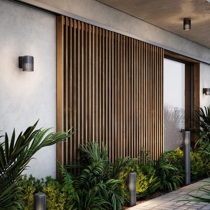Buy Bollard Lights Australia Aludra Small Bollard Light Black Aluminium - 2118028003