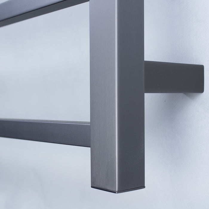 Heated Square Ladder 600 x 800mm Gun Metal Grey - GMG-STR01RIGHT