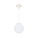 Buy Outdoor Pendant Lights Australia Siena Outdoor Pendant Light W200mm Beige Aluminium - 15548