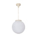 Buy Outdoor Pendant Lights Australia Siena Outdoor Pendant Light W300mm Beige Aluminium - 15560