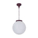Buy Outdoor Pendant Lights Australia Siena Outdoor Pendant Light W300mm Burgundy Aluminium - 15562