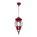 Buy Pendant Lights Australia Vienna Pendant Light Burgundy Aluminium - 15982