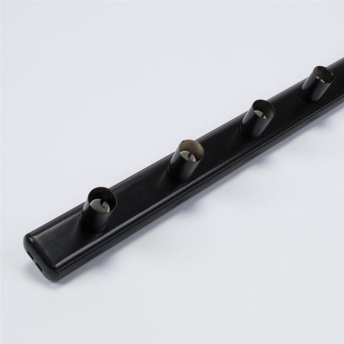 Buy Bathroom Vanity Lights Australia Hollywood Bathroom Vanity 4 Lights Black Aluminium - 16318