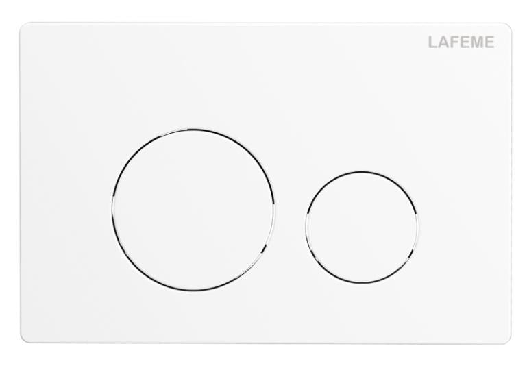 Flush Plate Only - Matte White Colour - PLR-2122-MW