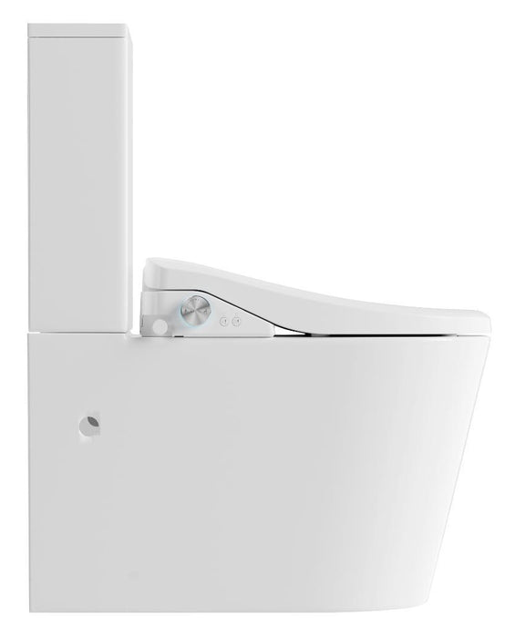 Catania Standarad Bidet Seat with Luna Rimless Toilet White - BS35S-TL6002