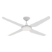 Buy DC Ceiling Fans With Light Australia Motion DC Ceiling Fan 52" White LED Light White - 60051