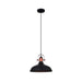 Buy Pendant Lights Australia NARVIK Black Dome With Copper Highlight 1 Light Pendant - NARVIK2