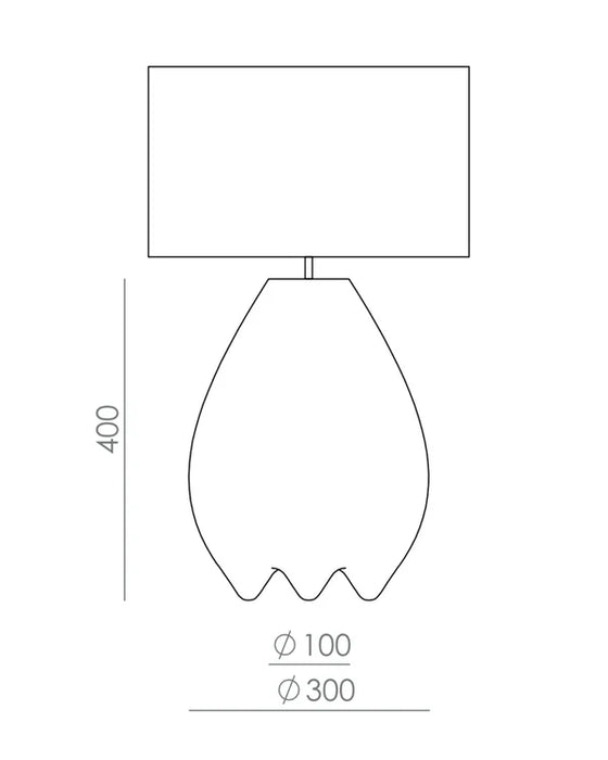 Obrie Table Lamp Silhouette - ARO.NAC133/ORO/S2809Y01R+801011/40