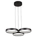 Buy Cluster Pendants Australia Olympus LED Cluster 3 Lights Black 3CCT - OLYM3PLEDBLK