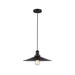 Buy Pendant Lights Australia PIATTO Black Iron 1 Light Pendant Large - PIATTO1