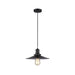 Buy Pendant Lights Australia PIATTO Black Iron 1 Light Pendant Small - PIATTO2