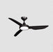 Buy DC Ceiling Fans With Light Australia Polar V2 DC Ceiling Fan 56" Matt Black LED Light Matt Black - P3BL2586