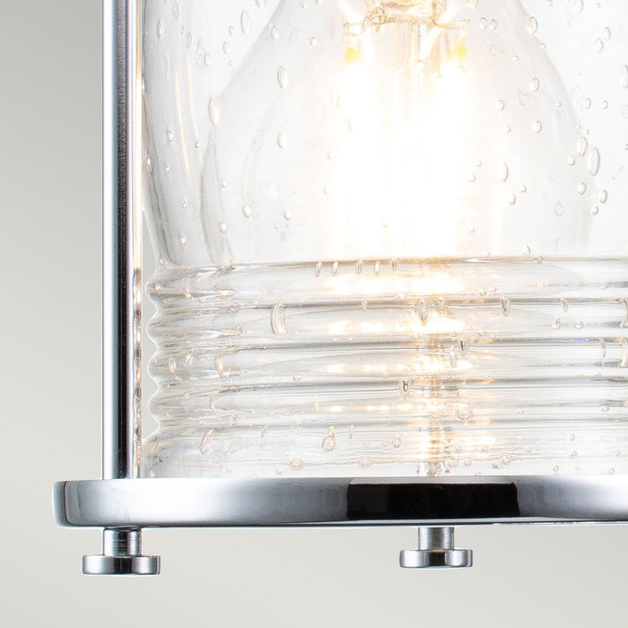 Ashland Bay Vanity 4 Light Polished Chrome & Clear - QN-ASHLANDBAY4-PC-BATH