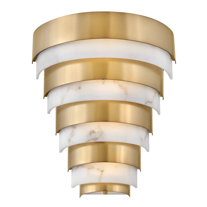 Echelon LED Wall Light 12W 3000K Heritage Brass or Alabaster - QN-ECHELON-W