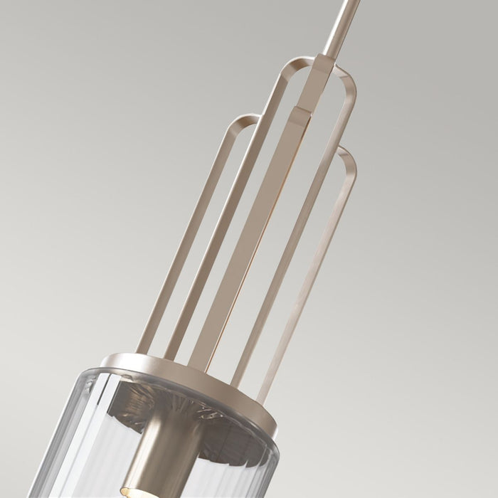 Kimrose 1 Light Mini Pendant Polished Nickel - QN-KIMROSE-MP-PN