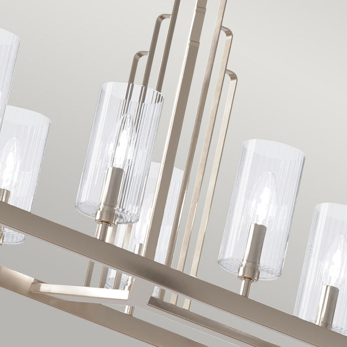 Kimrose 10 Light Pendant Polished Nickel - QN-KIMROSE10-PN