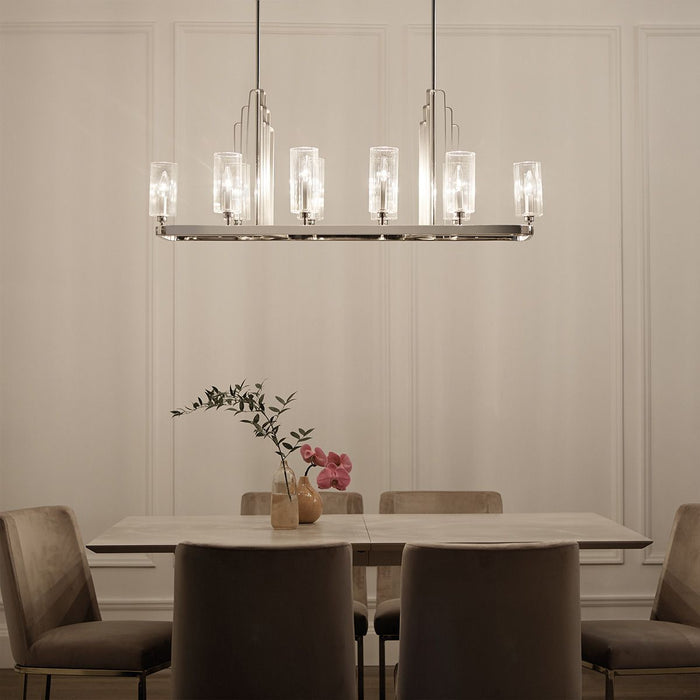 Kimrose 10 Light Pendant Polished Nickel - QN-KIMROSE10-PN