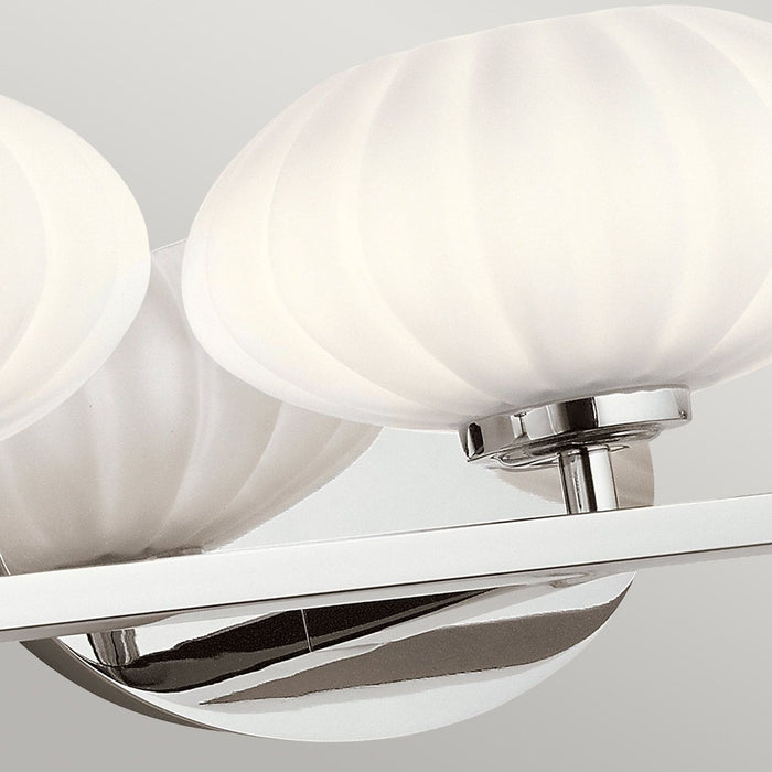 Pim LED Wall 3 Light 3W 3000K Polished Chrome - QN-PIM3-PC