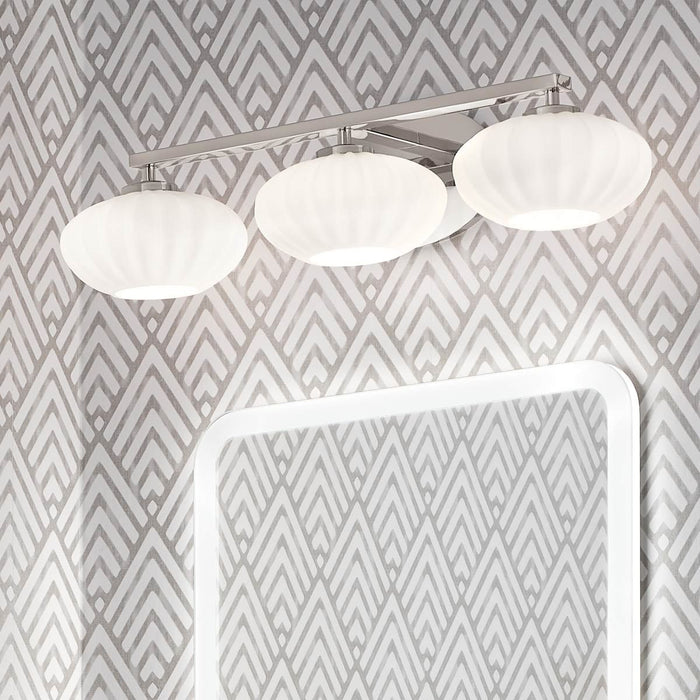 Pim LED Wall 3 Light 3W 3000K Polished Chrome - QN-PIM3-PC