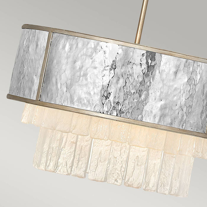 Reverie 4 Light Semi-Flush Mount Light Champagne Gold or Crystal - QN-REVERIE-4P-CPG