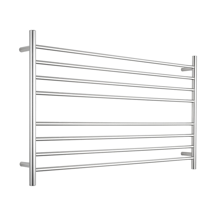 Heated Round Ladder 1300 x 750mm Mirror Polished - RTR09LEFT