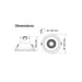 Buy Recessed LED Downlights Australia Coolum Recessed LED Downlight 12W Black TRI Colour - S9069TC/BK