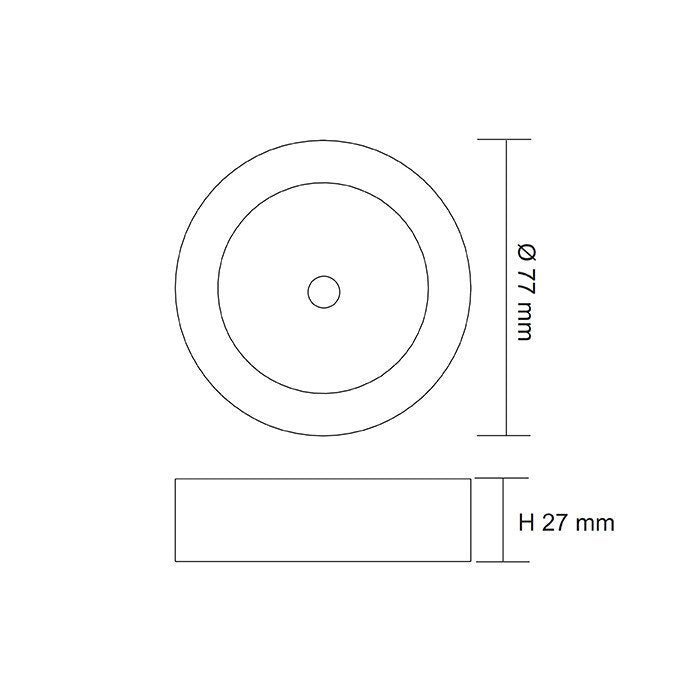 Buy Under Cabinet Lights Australia ANOVA S9105SR Surface Mounted LED Cabinet Light Satin Nickel 12V 4W 3000K - S9105WW SR/SN
