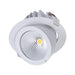 Buy Recessed Downlights Australia Scoop Round Recessed Downlight 25W White Aluminium 5000K - 20575