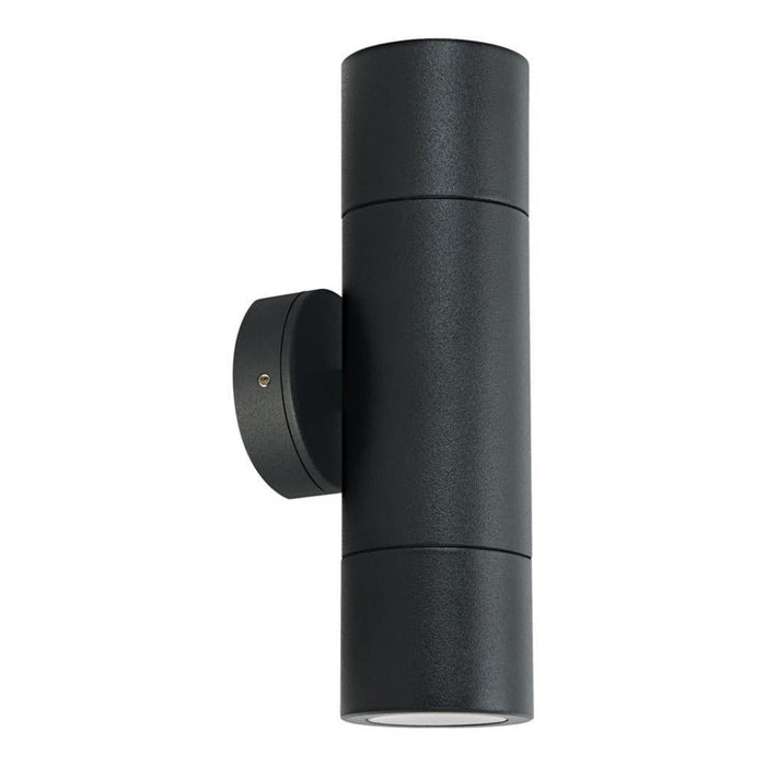 Buy Up / Down Wall Lights Australia Shadow Up & Down Wall 2 Lights Black Aluminium 3CCT - 49026